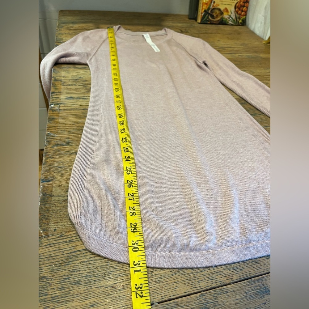 ❣️LULULEMON – Long Sleeve Pink Tunic Size 6 - Picture 5 of 10